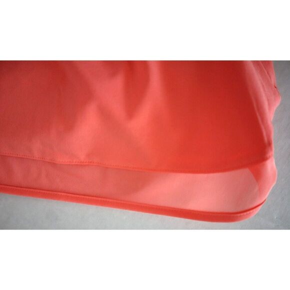 Athleta 988238052 Women's Sz 2XS Coral/Orange High Rise Mesh Racer Run 3” Shorts - Picture 5 of 11